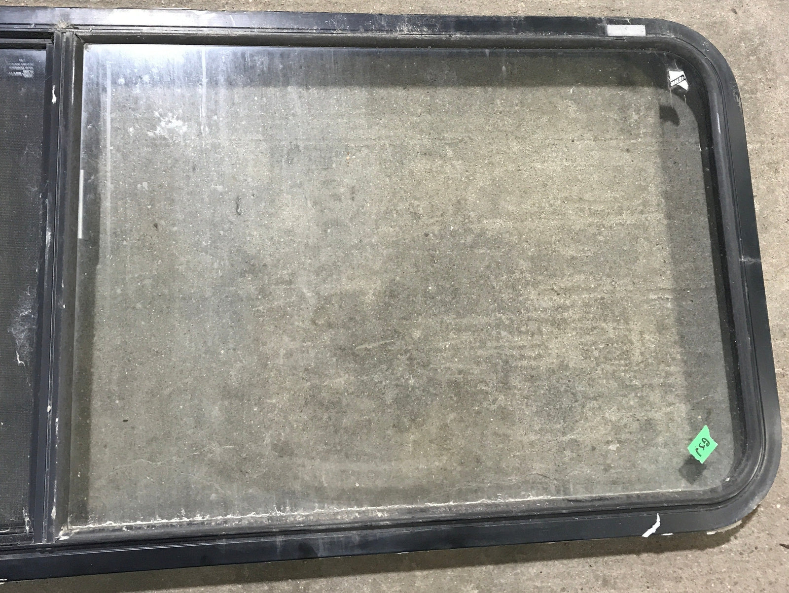Used Black Radius Opening Window : 60 1/4