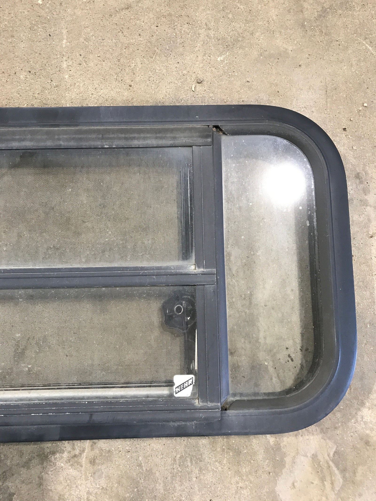 Used Black Radius Opening Window : 29 1/2