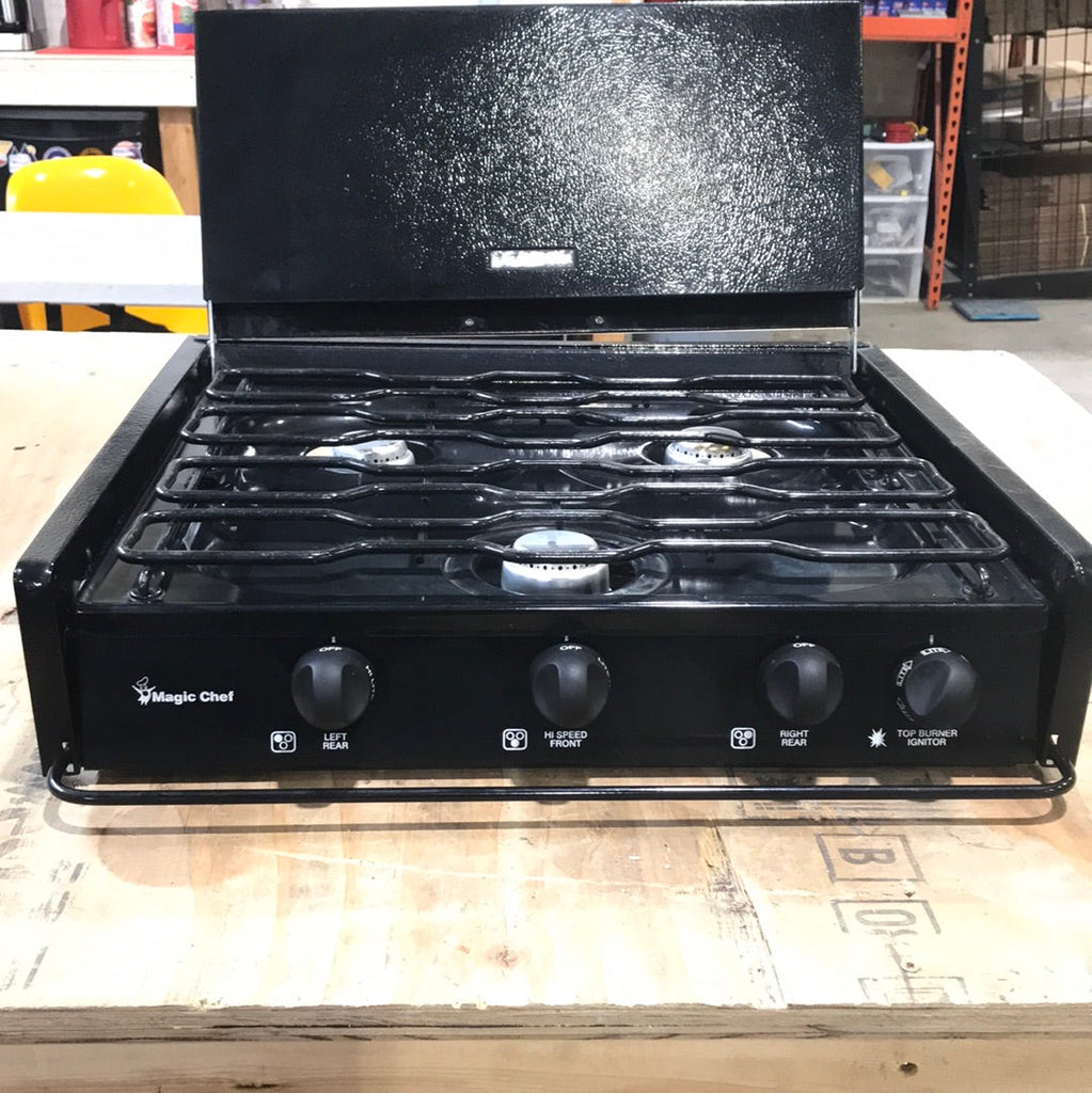 Used Magic chef 3 Burner RV Cooktop - CLZ8560ADB