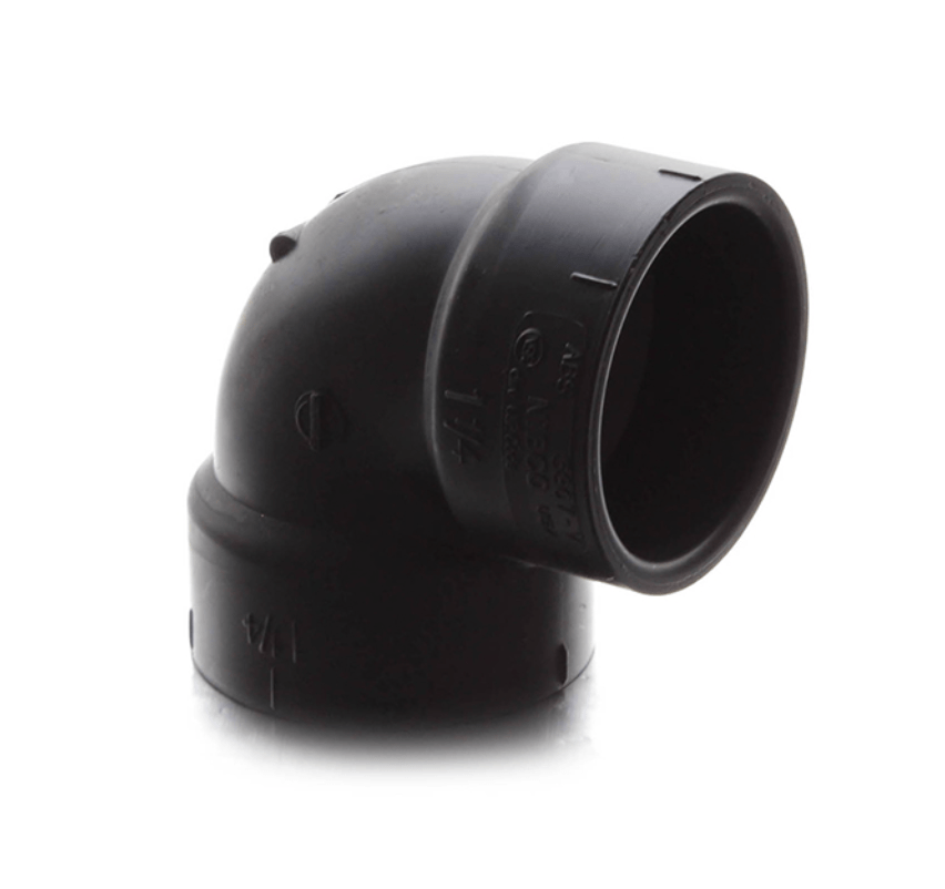 90 Degree Short Turn Elbow Waste Valve Fitting - Young Farts RV Parts