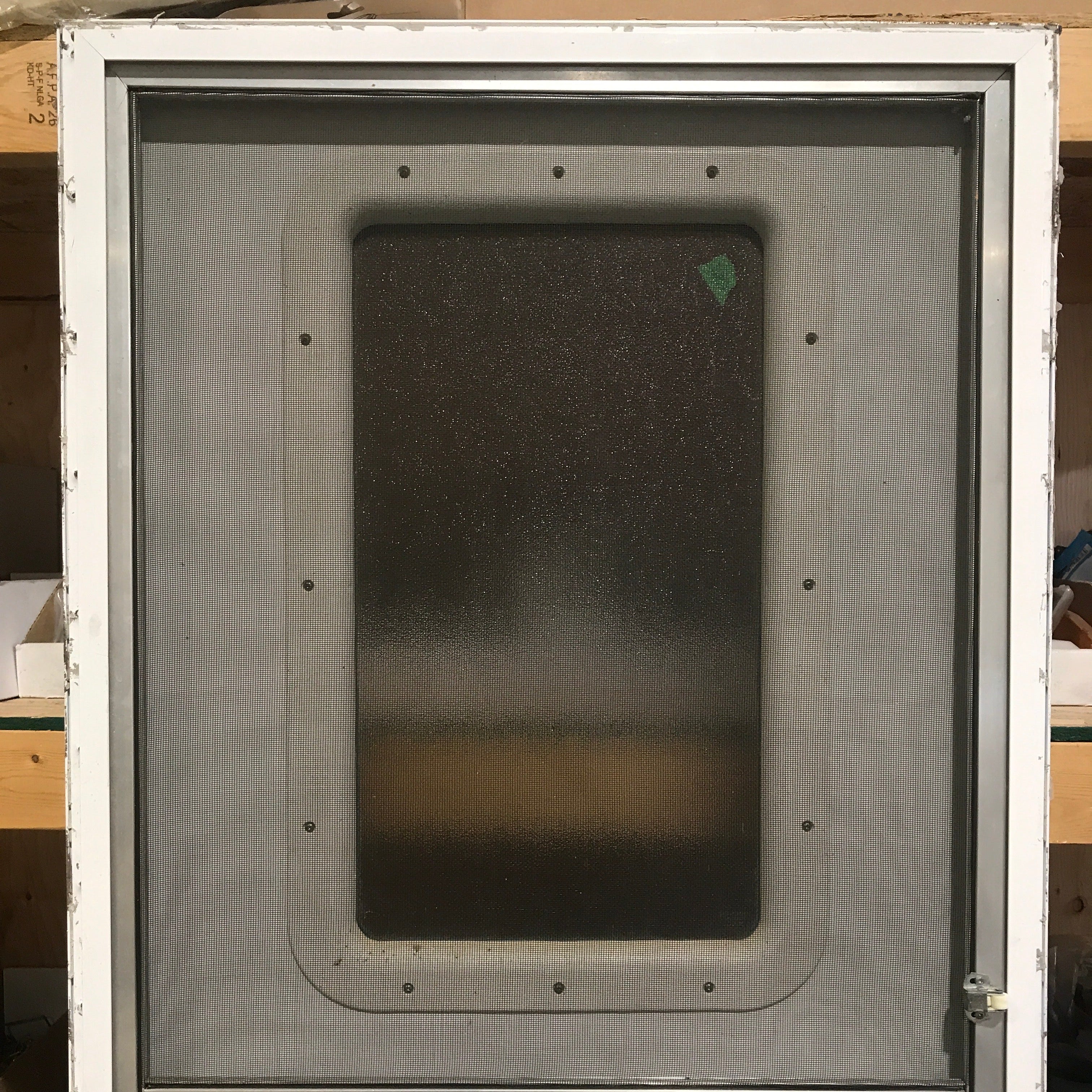Used RV Square Corner Entry Door 26 3/4" W x 70 1/2" H