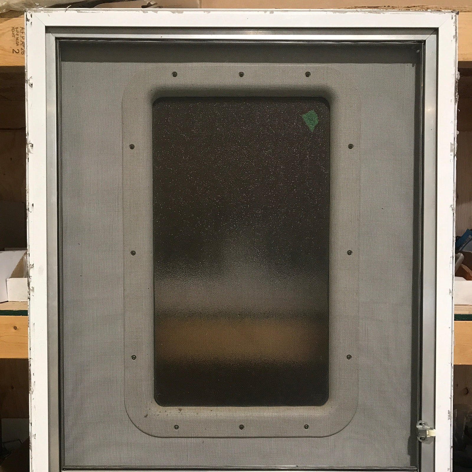Used RV Square Corner Entry Door 26 3/4