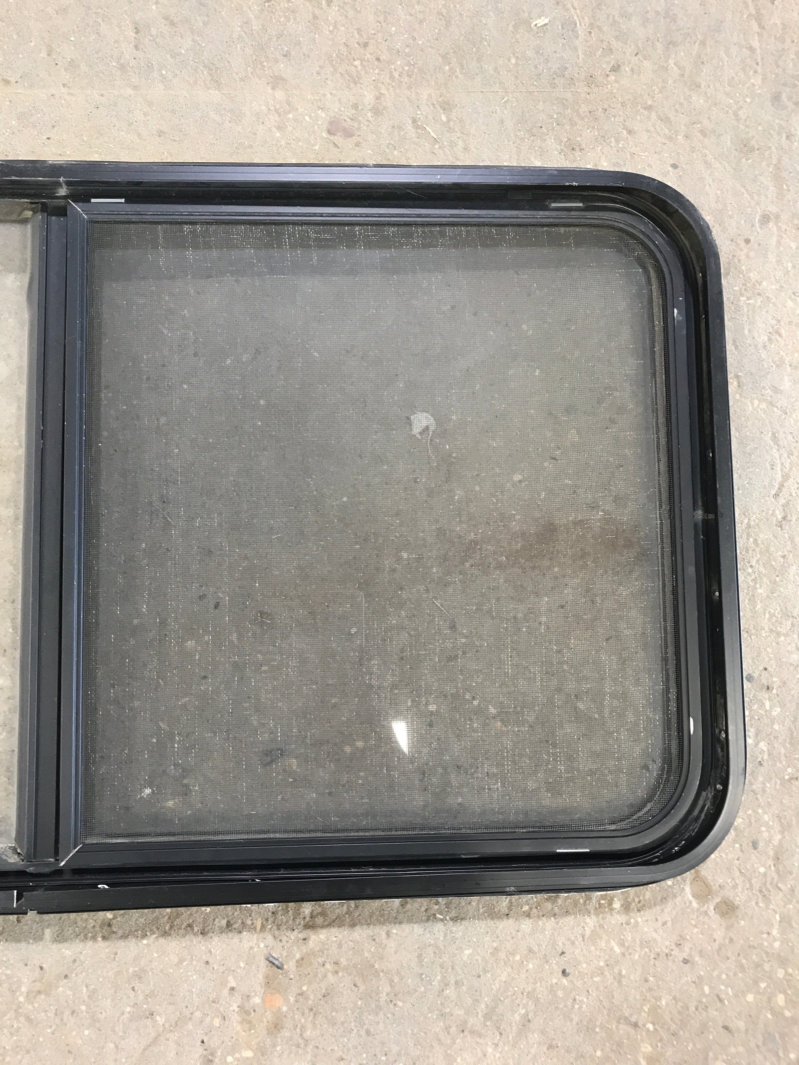 Used Black Radius Opening Window : 42 1/2