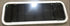 Used White Radius Non Opening Window : 45 1/2" W x 15 1/2" H x 1 7/8" D