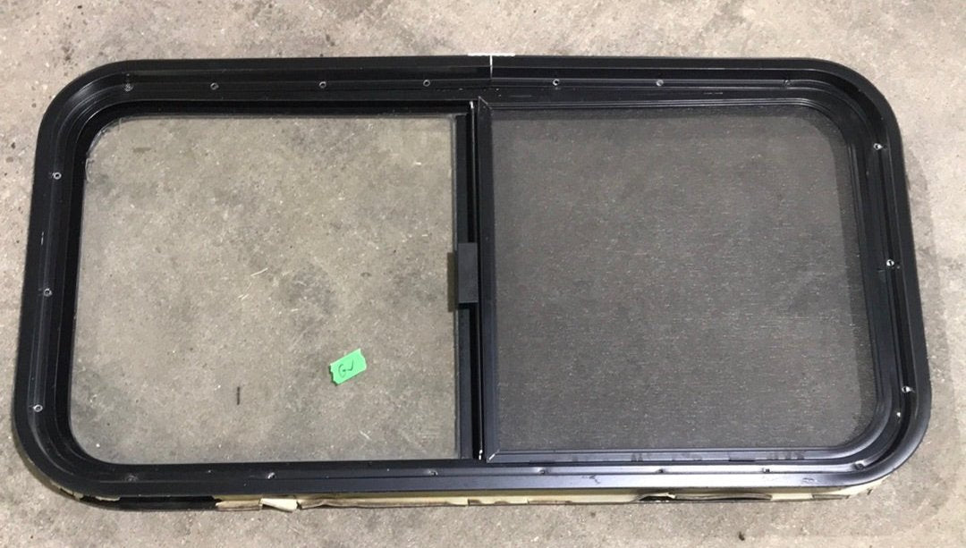 Used Black Radius Opening Window : 35 1/2