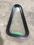 Used Black Radius Angled Non Opening Window : 26" W X 13" H X 2" D