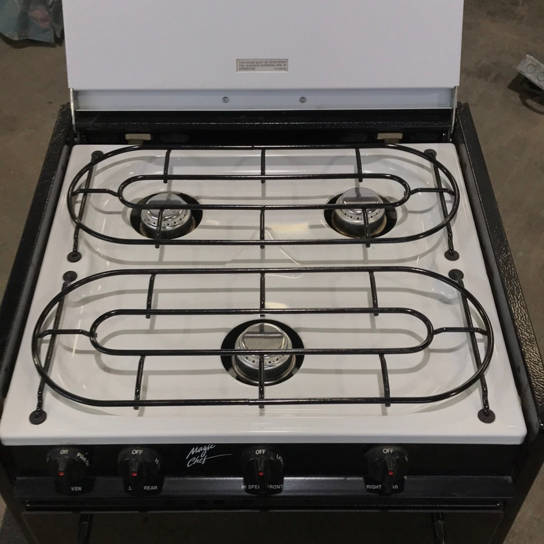 Used Magic Chef 3 Burner RV Range / Stove 22TA-3BZ - Young Farts RV Parts