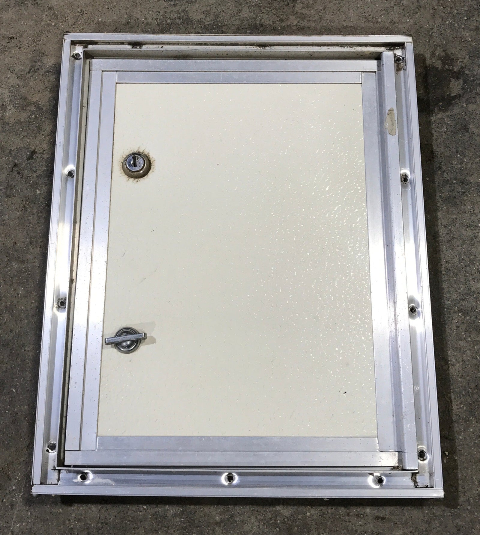 Used Square Cornered Battery Door 10 1/2