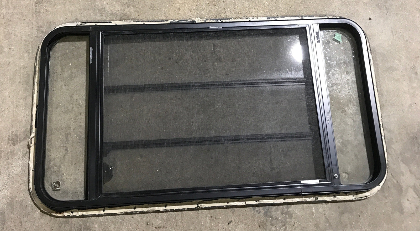 Used Black Radius Opening Window : 42 1/2