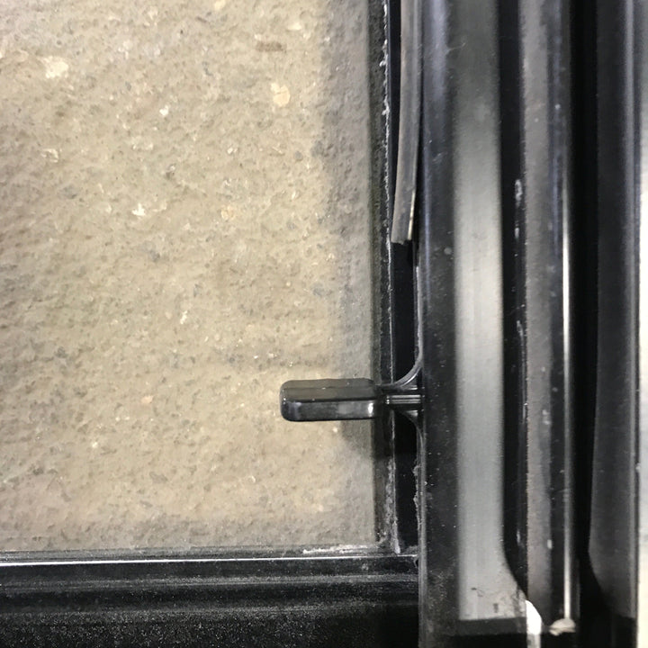 Used Black Radius Opening Window : 23" X 34.5" X 1.875" - Young Farts RV Parts