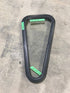 Used Black Radius Angled Non Opening Window : 26" W X 13" H X 2" D