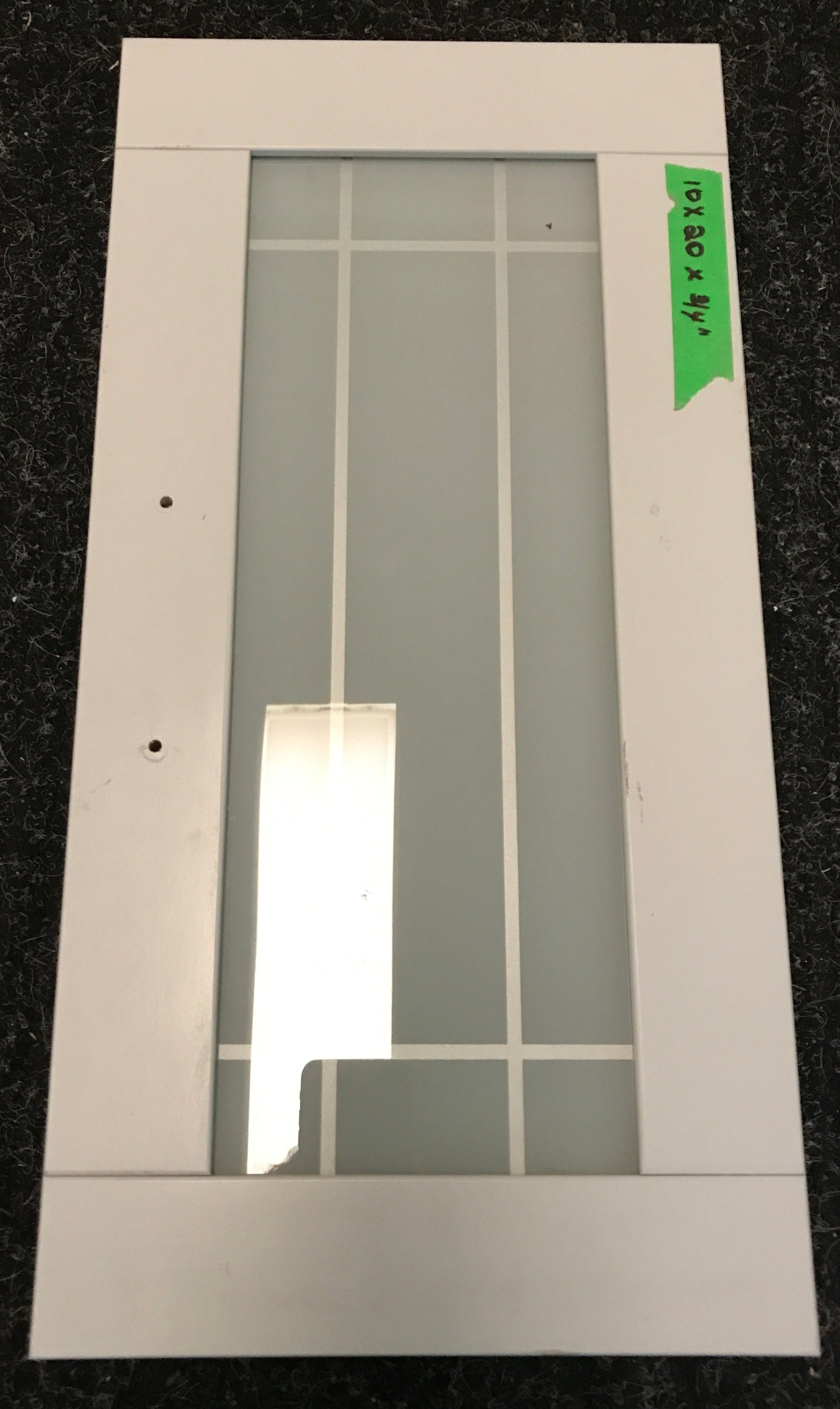 Used RV Cupboard/ Cabinet Door 20" H X 10" W X 3/4" D