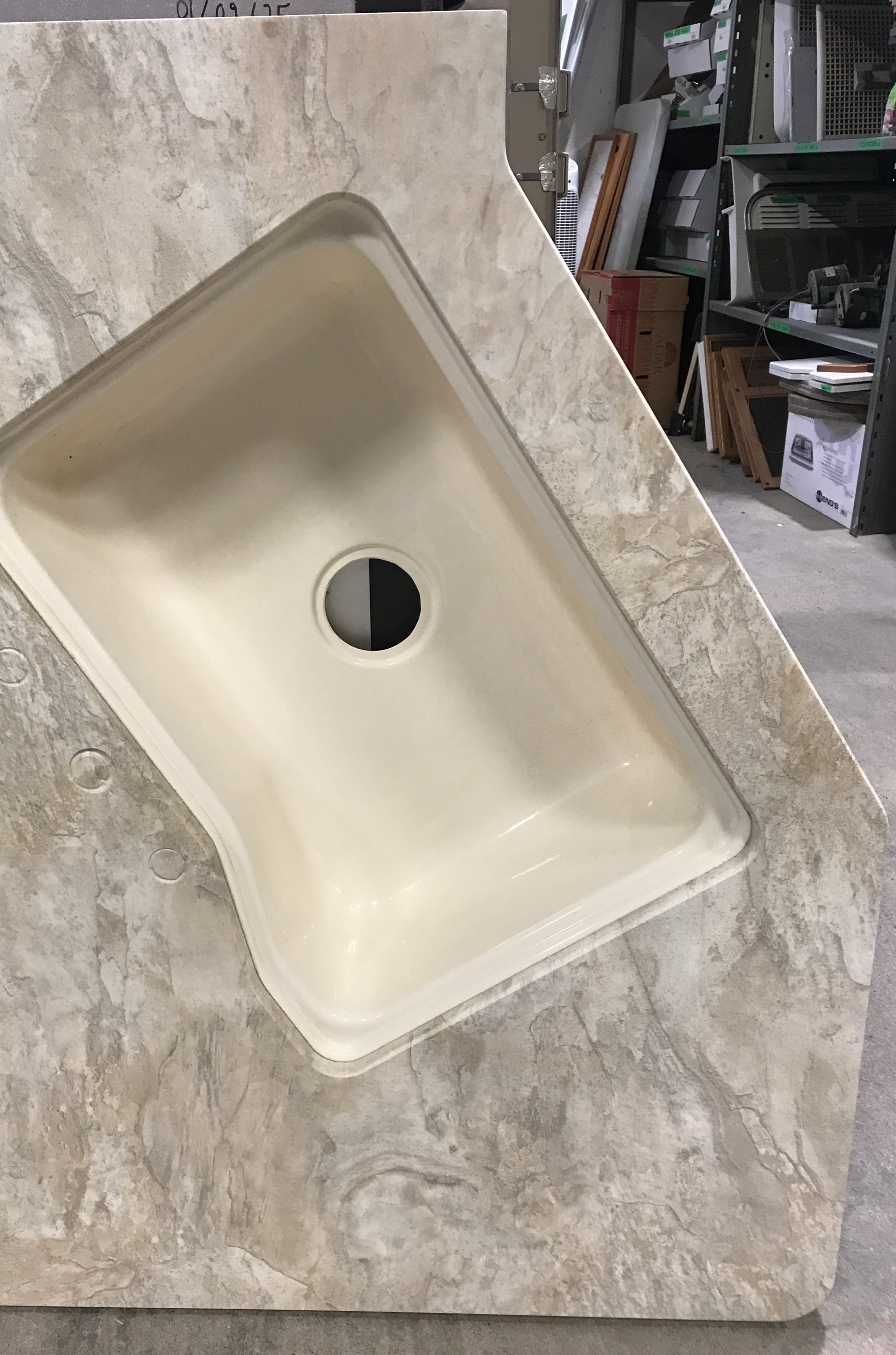 Used RV Island Counter Top 41 1/2" W X 40 3/4" L