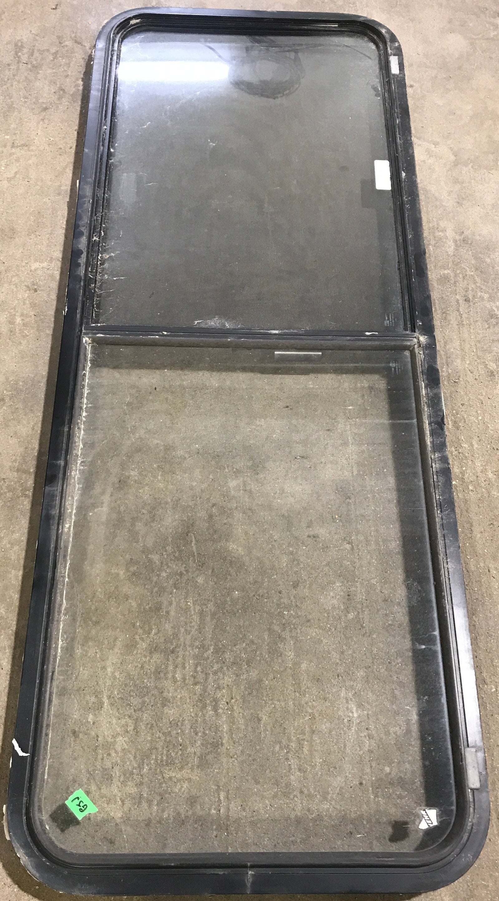 Used Black Radius Opening Window : 60 1/4
