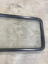 Used Black Radius Opening Window : 23 1/2" W x 52" H x 1 7/8" - Young Farts RV Parts