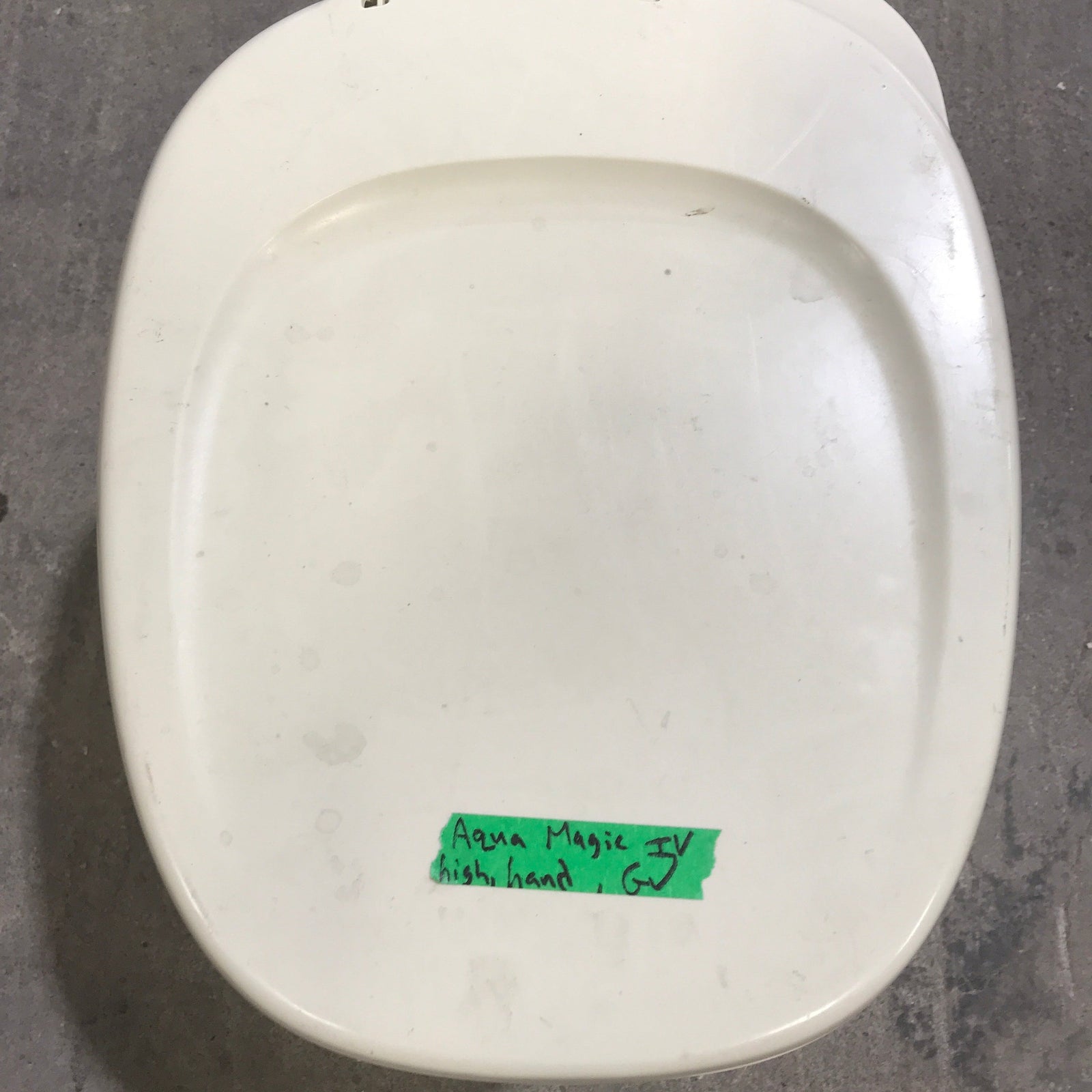 Used Complete Thetford, Hand Flush, Off-White - AQUA MAGIC IV