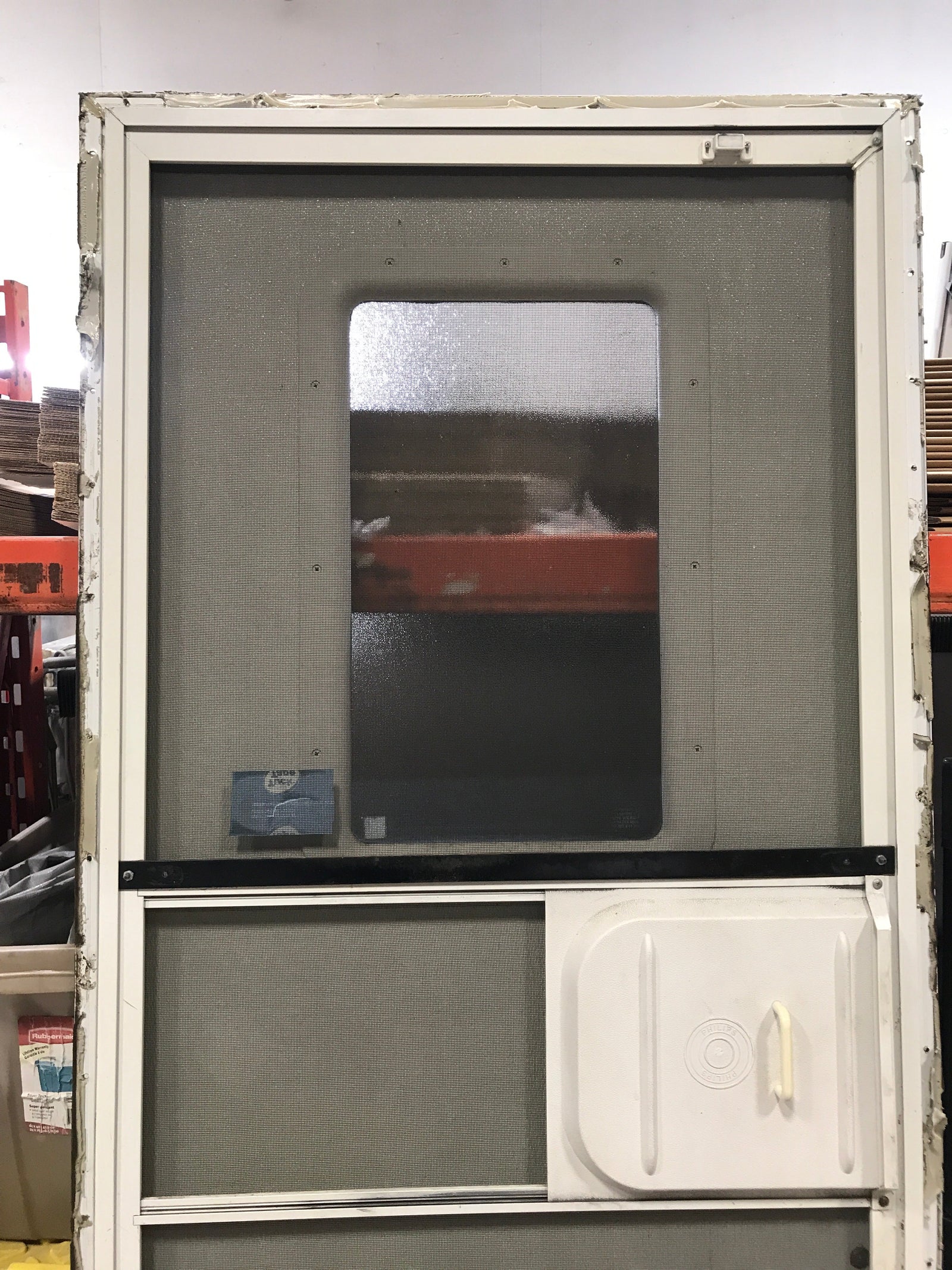 USED Square Corner Entry Door 71 3/4