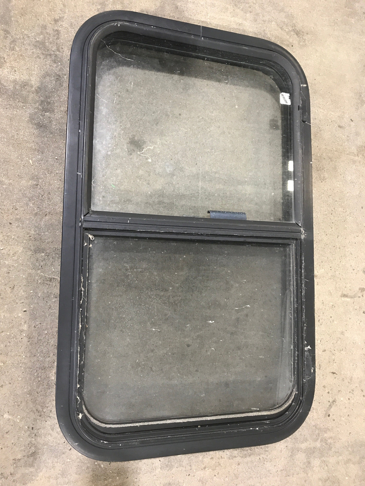 Used Black Radius Opening Window : 30 3/4