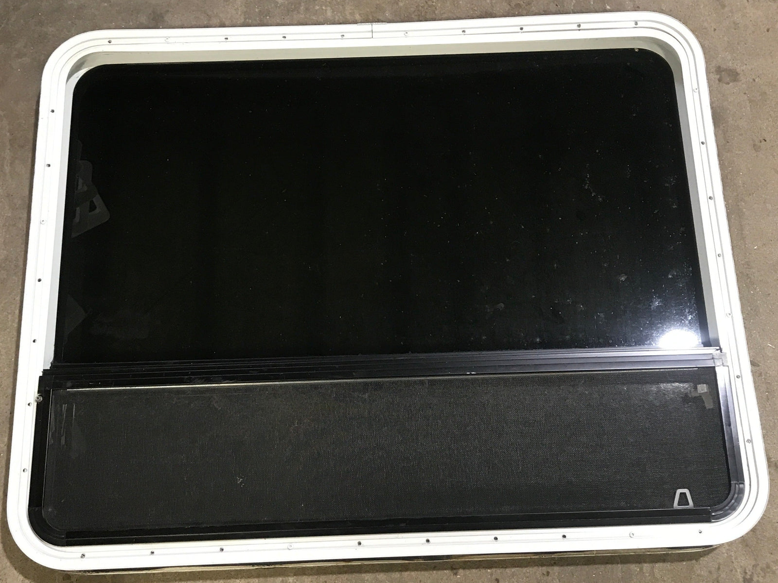 Used White Radius Opening Window : 43 1/2
