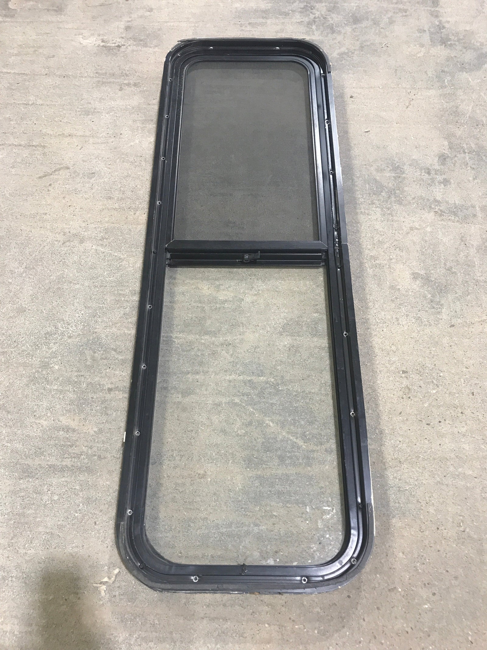 Used Black Radius Opening Window : 47 1/2