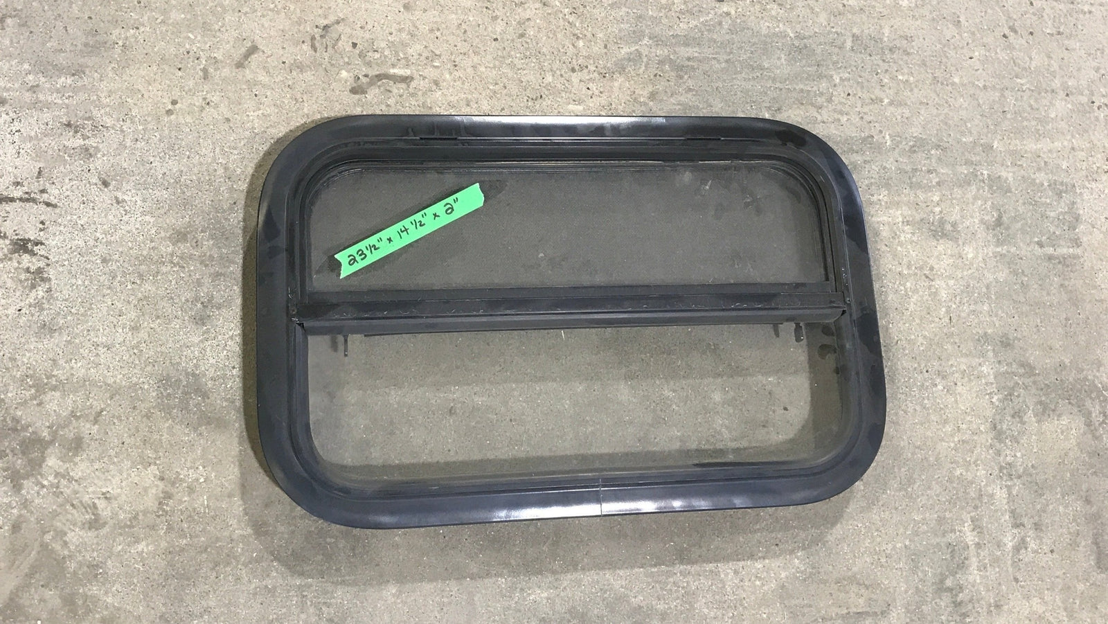 Used Black Radius Opening Window : 23 1/2