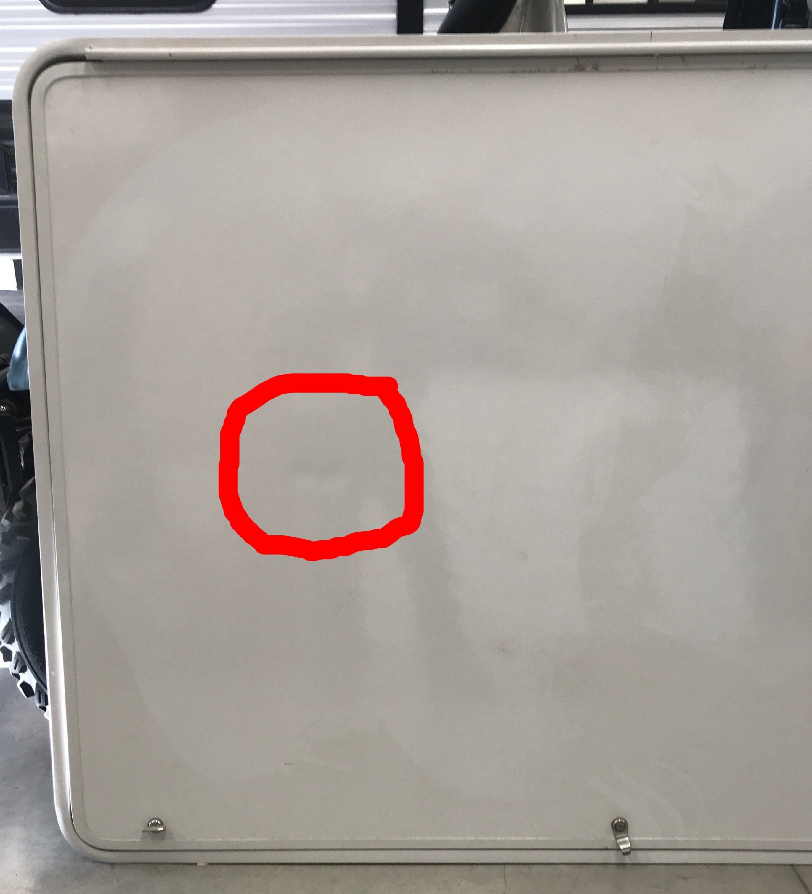 Used Radius Cornered Cargo Door 69 1/4" x 48" x 2" D