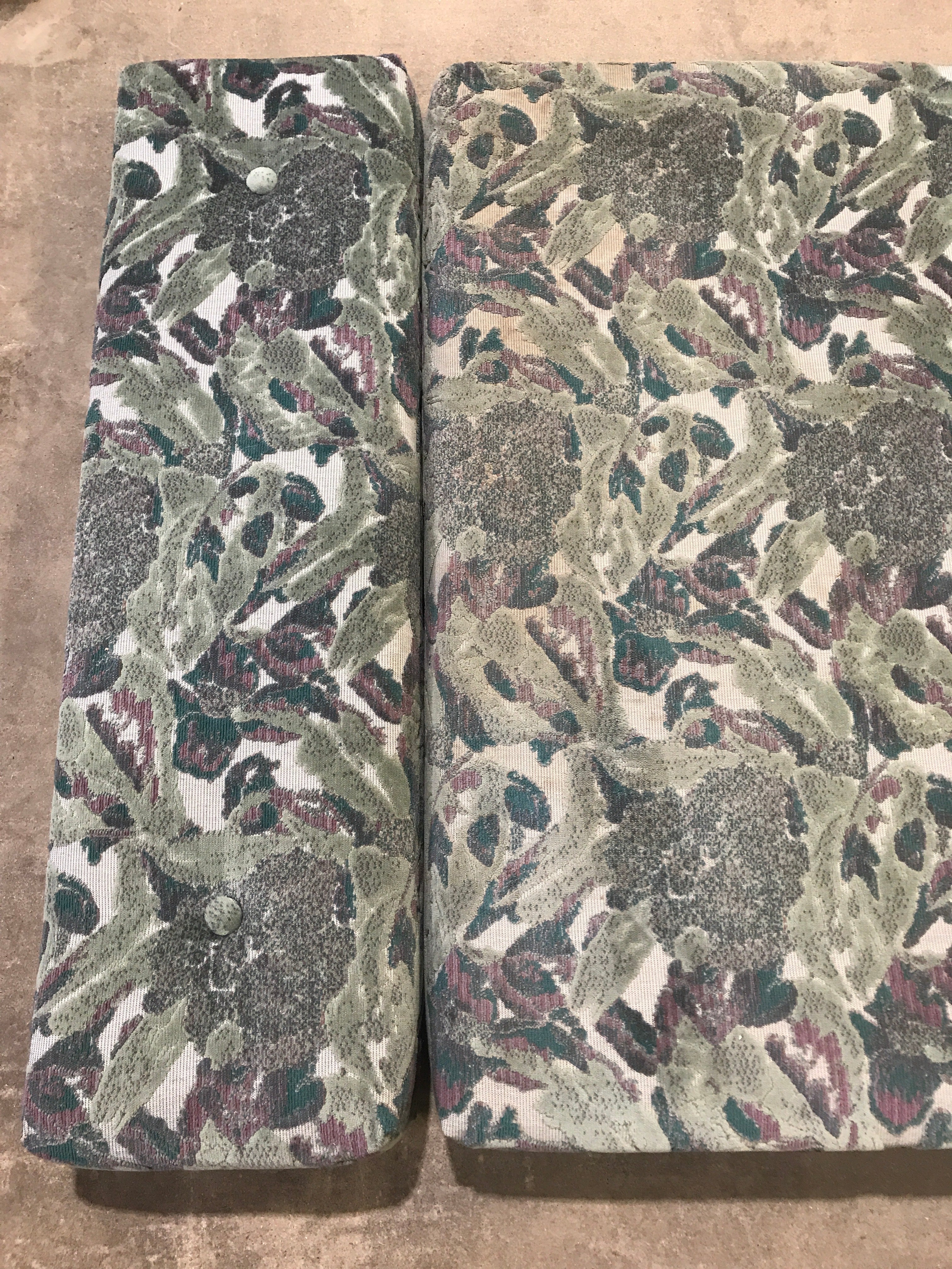 Used Dinette Cushion Set- 4 piece - 2 @ 41 1/2" x 25" x 5 1/2" D, 2 @ 41 1/2" x 12" x 5 1/2" D