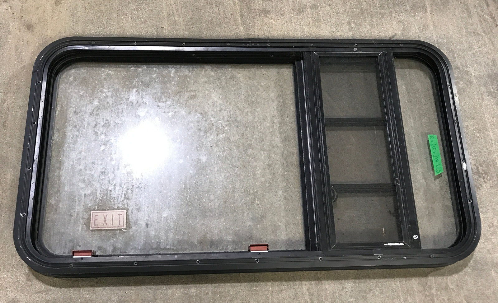 Used Black Radius Emergency Opening Window : 41 1/2