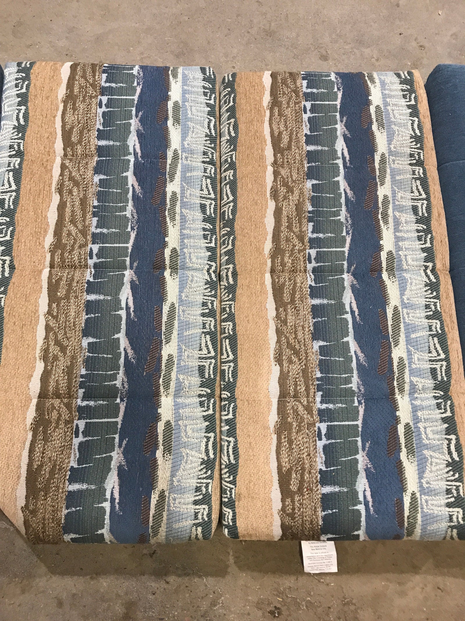 Used Dinette Cushion Set- 4 piece - 2 @ 39