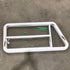 Used Slanted White Radius Emergency Opening Window : 47 1/4 " W x 21 1/2" H