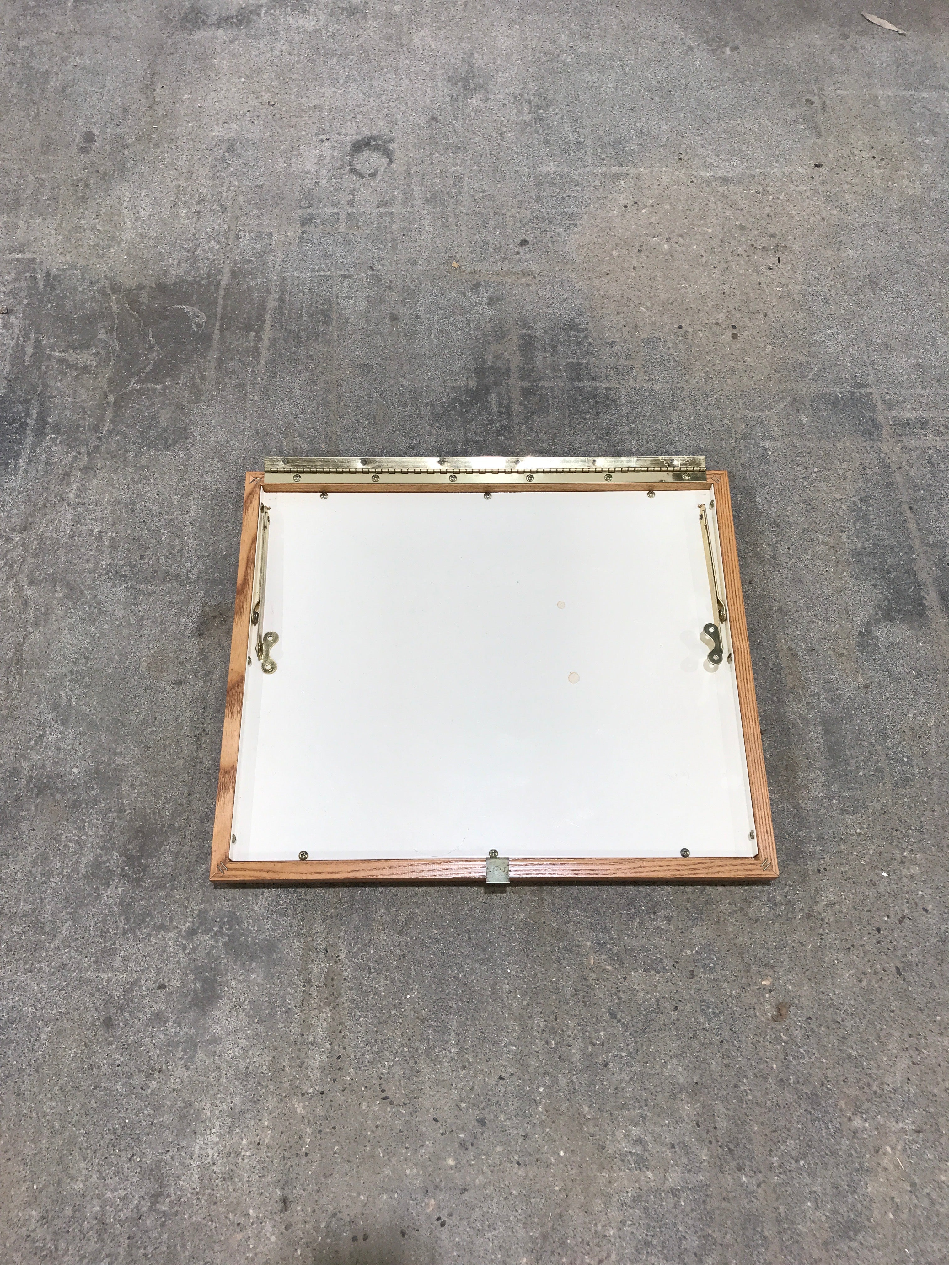 Used RV Mirror & Fold Down Table Top/ Tray 18 1/2 W x 15 1/2" H