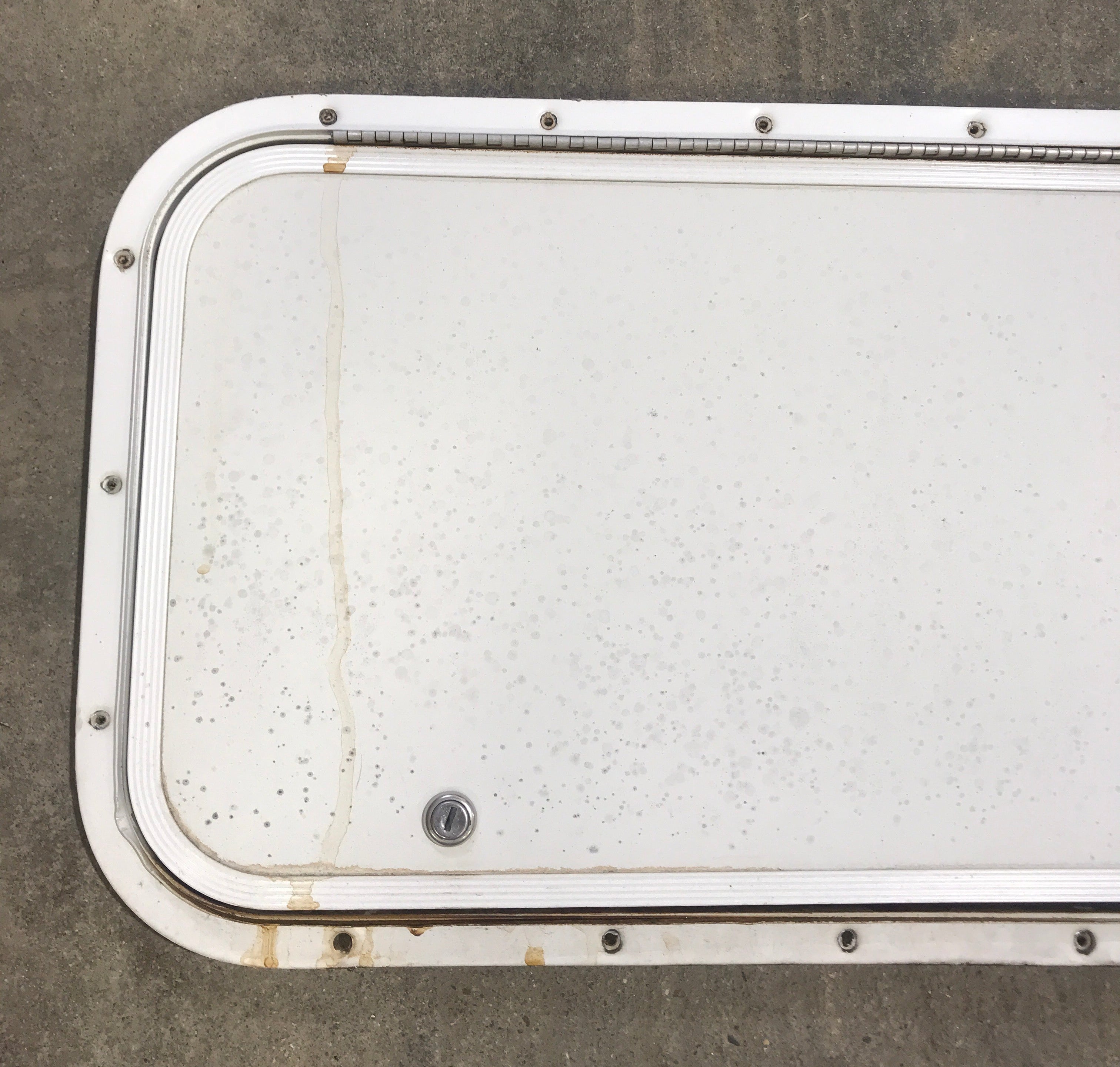Used Radius Cornered Cargo Door 40" x 13 1/2" x 1/2" D