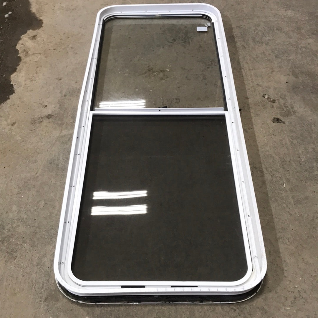 Used White Radius Opening Window : 59 1/2