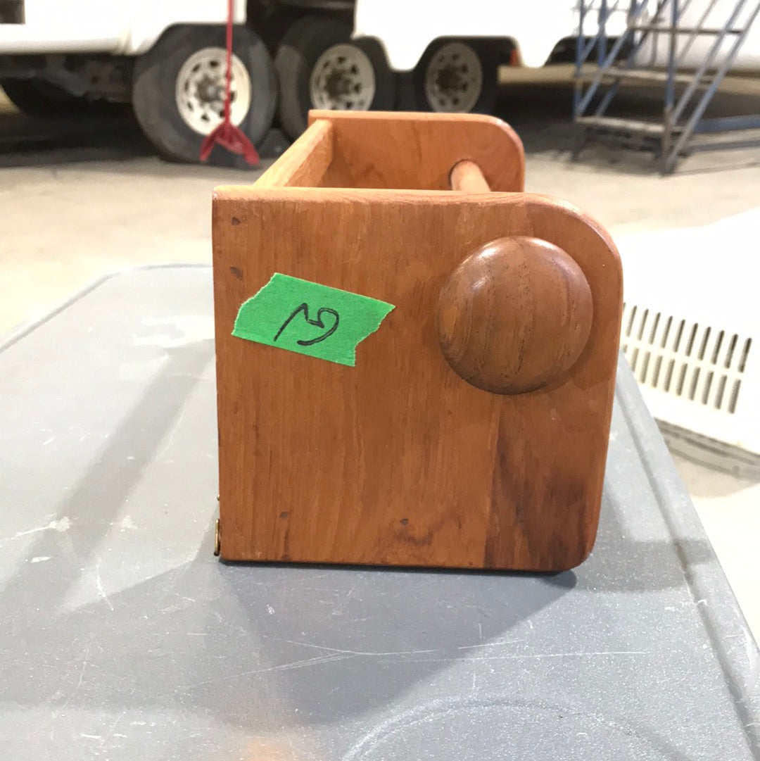 Used Paper Towel Holder, Wood 14" X 5" - Young Farts RV Parts