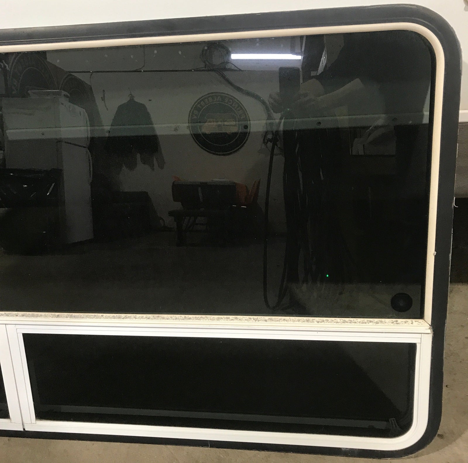 Used White Radius Opening Window : 71 1/2