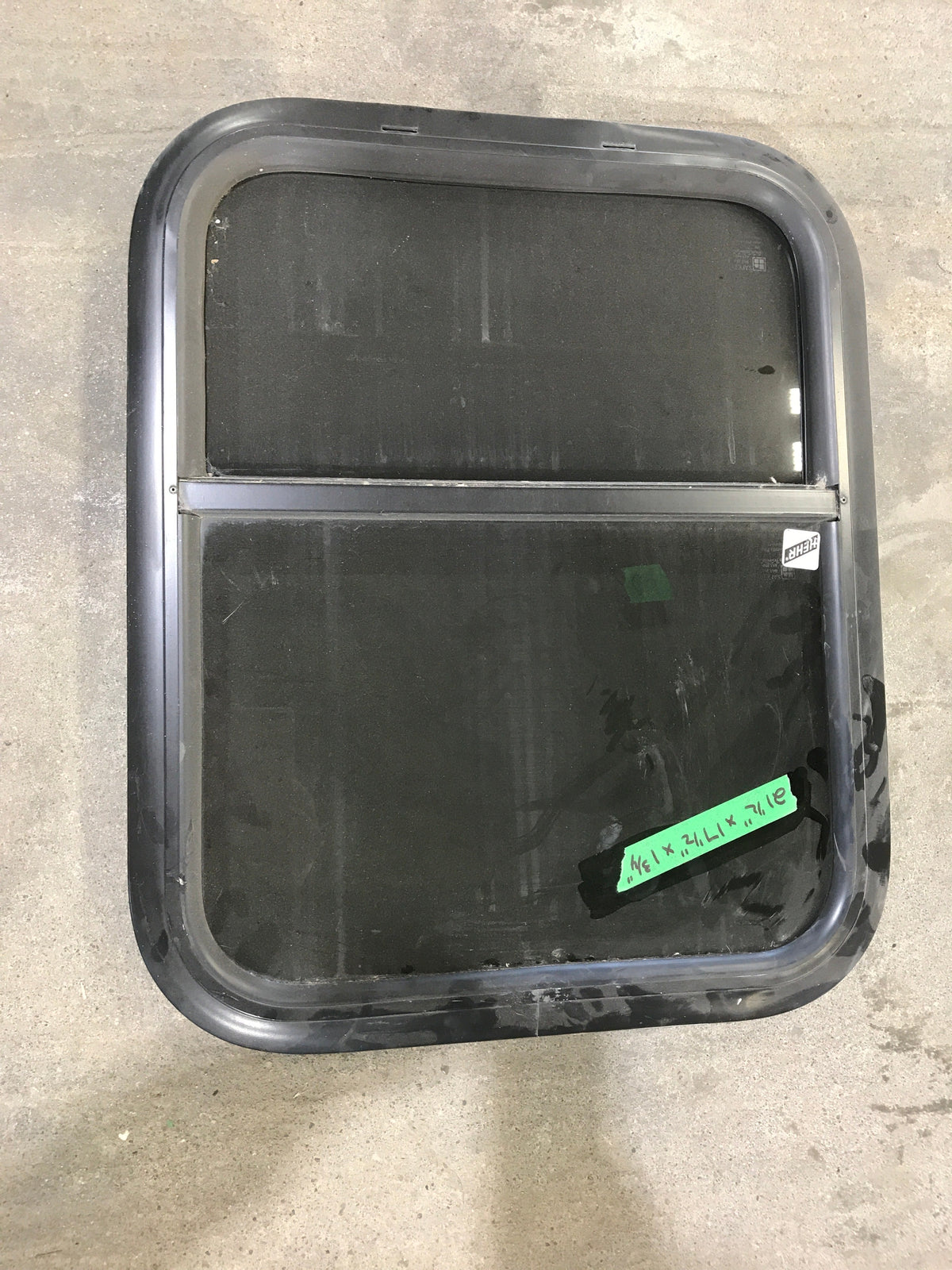 Used Black Radius Opening Window : 21 1/2