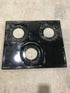 Used Atwood/ Wedgewood 3-Burner Main Top, Black - 53082
