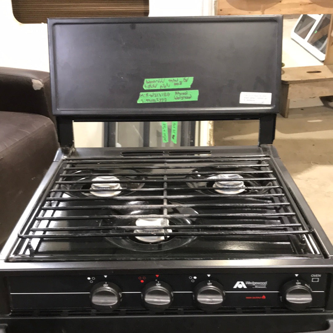 Used Atwood / Wedgewood range stove 3-burner RW2131BG - Young Farts RV Parts