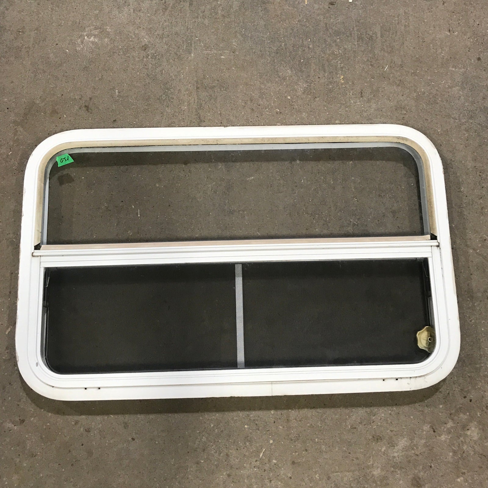 Used White Radius Opening Window : 35 1/2