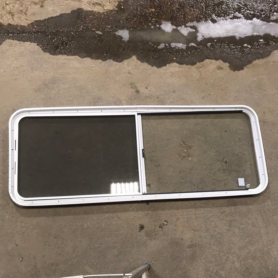 Used White Radius Opening Window : 59 1/2
