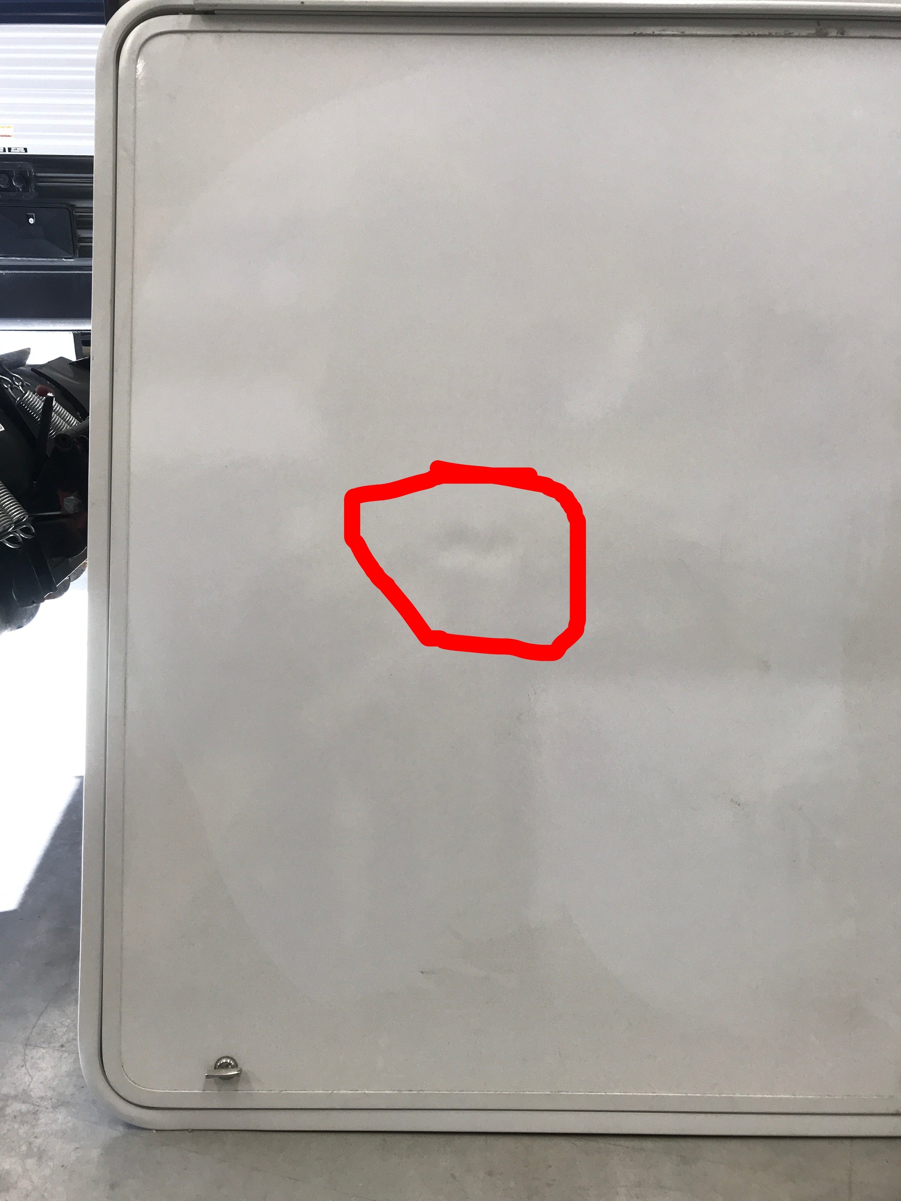 Used Radius Cornered Cargo Door 69 1/4" x 48" x 2" D