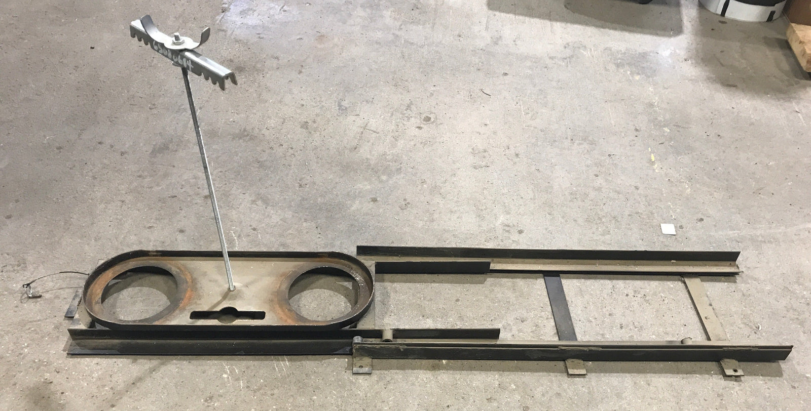 Used Sliding Propane Rack/ Holder 30LB Double