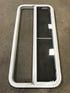 Used White Radius Emergency Opening Window : 47 1/2" W x 21 1/2" H x 1 1/2" D
