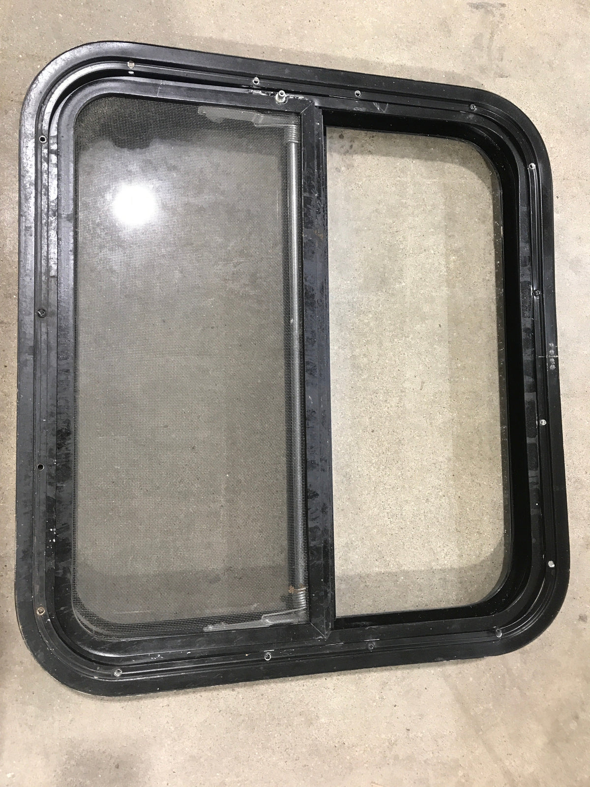 Used Black Radius Opening Window : 23 1/2