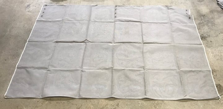 Used Fabric Panel for RV Awning Screen Room - Front Panel