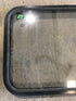Used Black Radius Non-Opening Window : 32" W X 19 1/2" H X 2" D