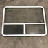 Used White Radius Opening Window : 47 1/2" W x 35 1/2" H x 2" D