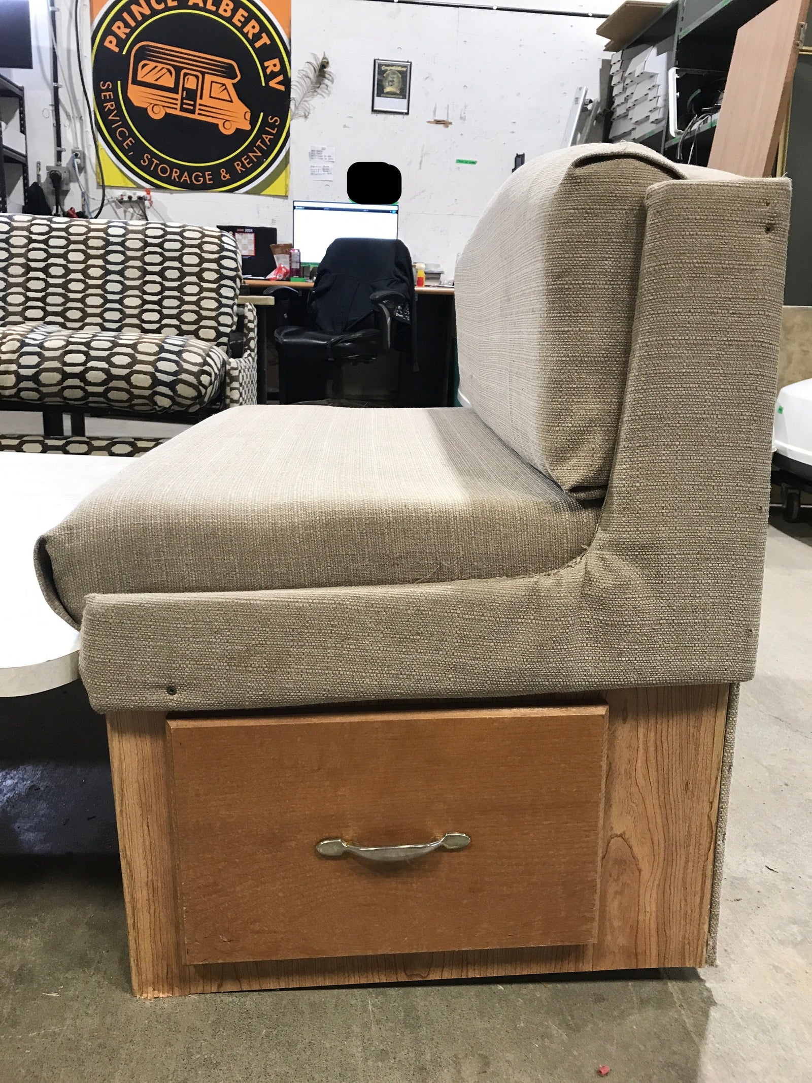 Used Complete RV Dinette Set - 38” D x 74