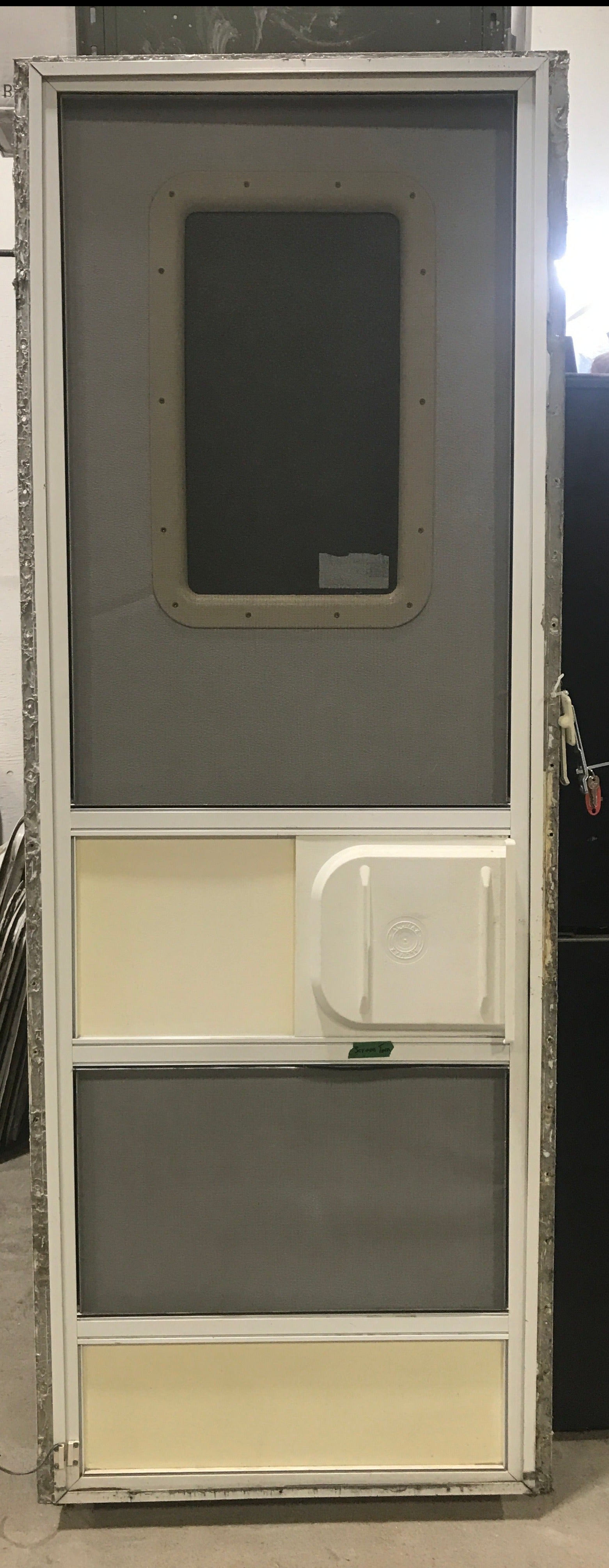 Used RV Square Corner Entry Door 27 3/4