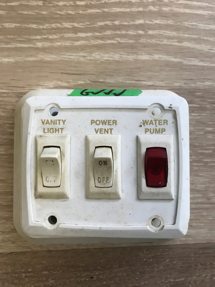 Used 12v RV Triple Switch